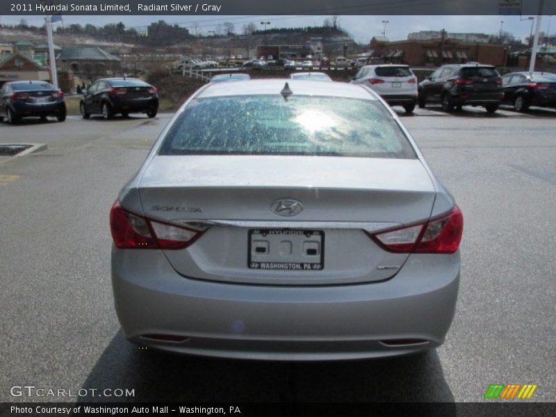Radiant Silver / Gray 2011 Hyundai Sonata Limited