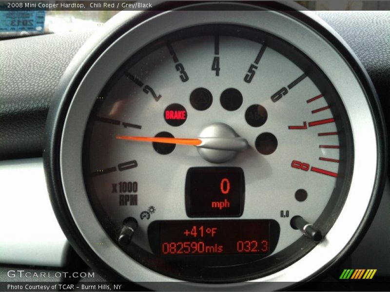Chili Red / Grey/Black 2008 Mini Cooper Hardtop
