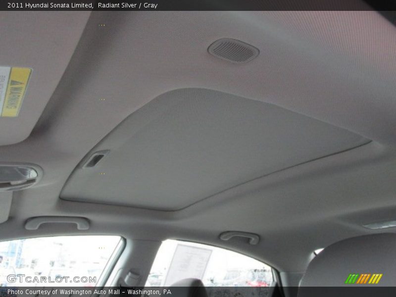 Radiant Silver / Gray 2011 Hyundai Sonata Limited