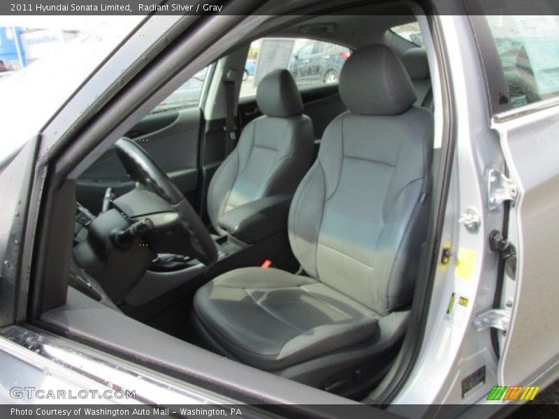 Radiant Silver / Gray 2011 Hyundai Sonata Limited
