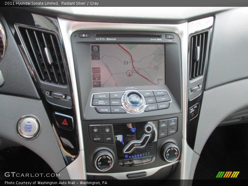 Radiant Silver / Gray 2011 Hyundai Sonata Limited