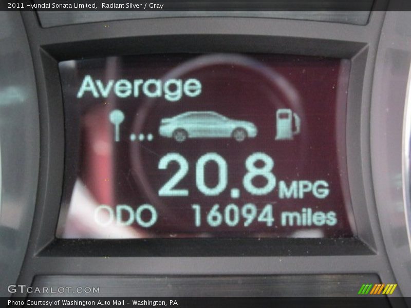 Radiant Silver / Gray 2011 Hyundai Sonata Limited