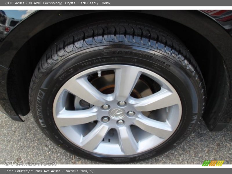 Crystal Black Pearl / Ebony 2010 Acura ZDX AWD Technology