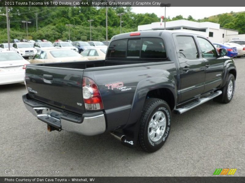 Magnetic Gray Metallic / Graphite Gray 2011 Toyota Tacoma V6 TRD Double Cab 4x4