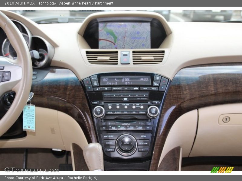 Aspen White Pearl / Parchment 2010 Acura MDX Technology