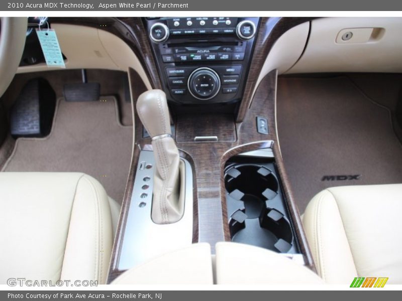 Aspen White Pearl / Parchment 2010 Acura MDX Technology