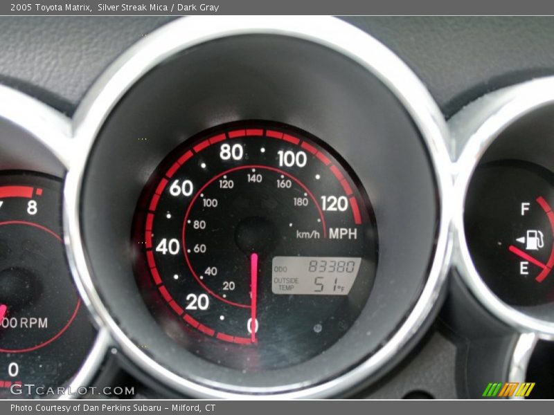 Silver Streak Mica / Dark Gray 2005 Toyota Matrix