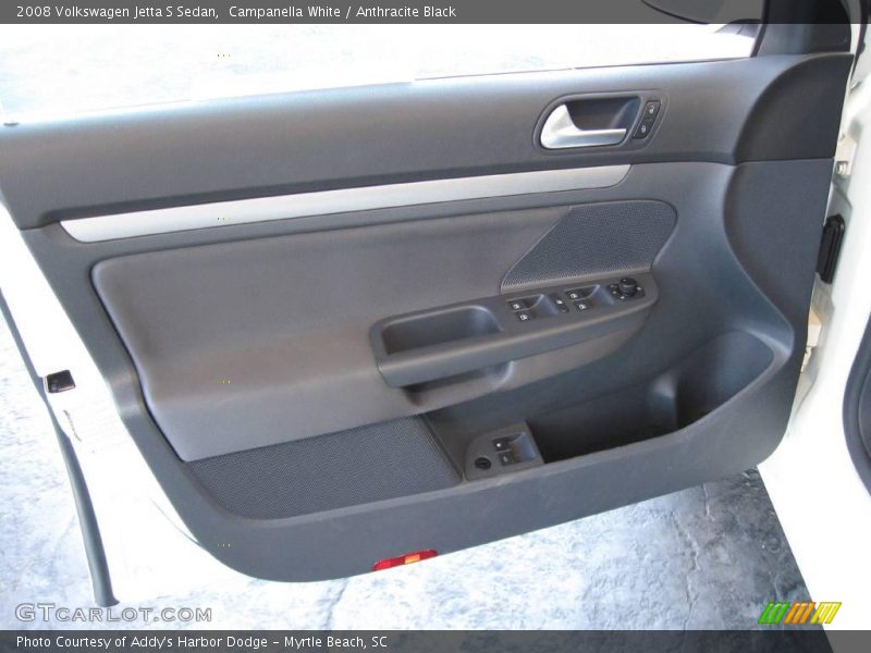 Campanella White / Anthracite Black 2008 Volkswagen Jetta S Sedan