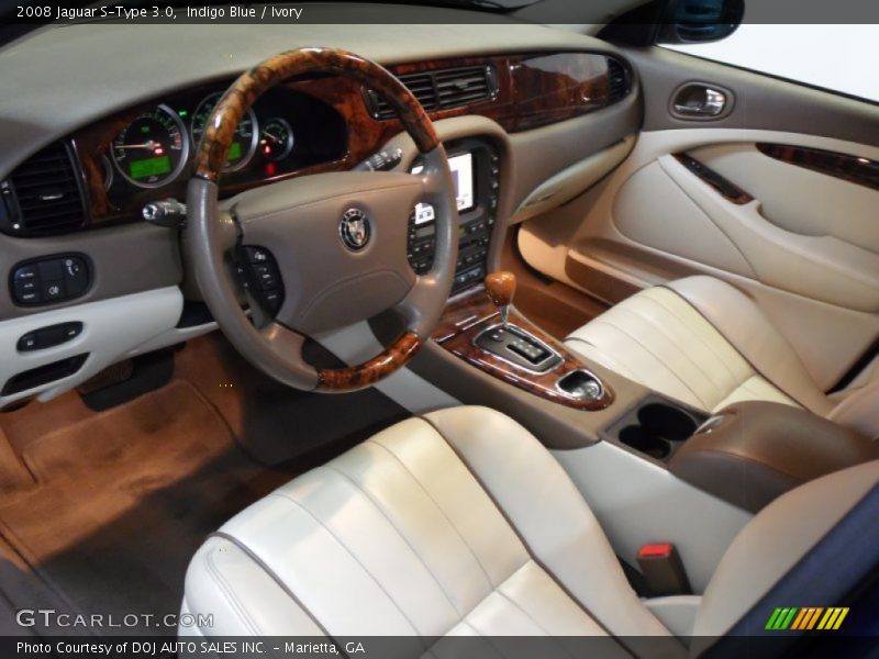  2008 S-Type 3.0 Ivory Interior