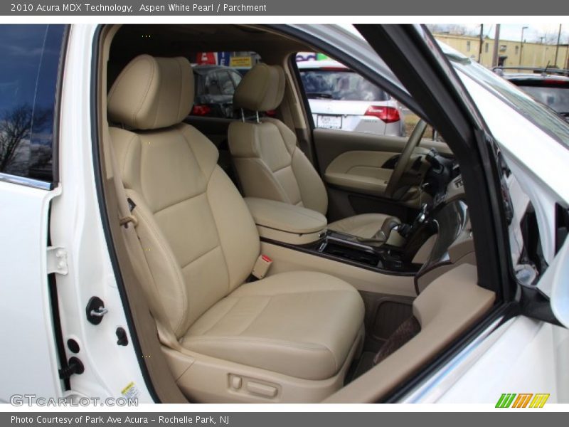 Aspen White Pearl / Parchment 2010 Acura MDX Technology