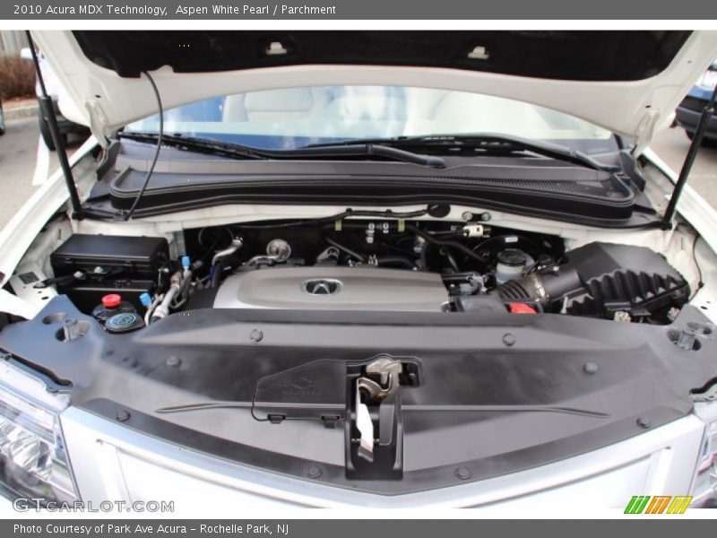 Aspen White Pearl / Parchment 2010 Acura MDX Technology