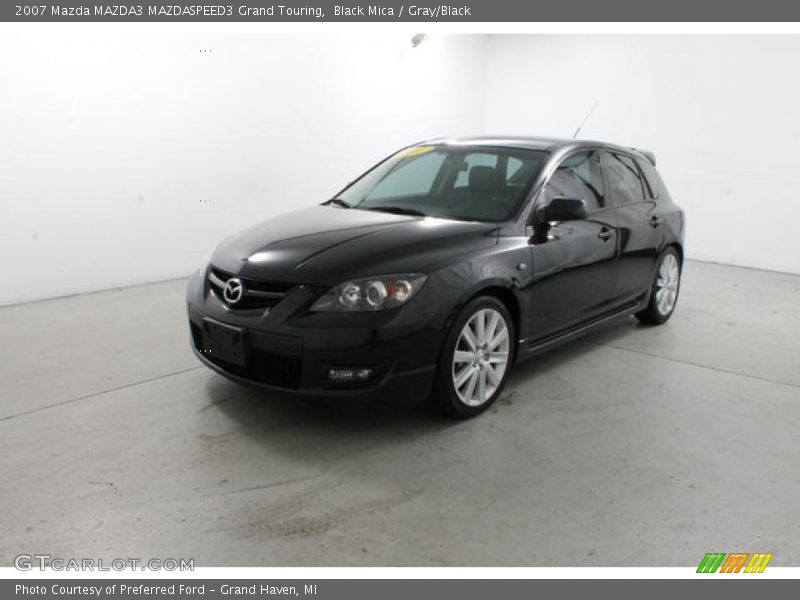 Black Mica / Gray/Black 2007 Mazda MAZDA3 MAZDASPEED3 Grand Touring