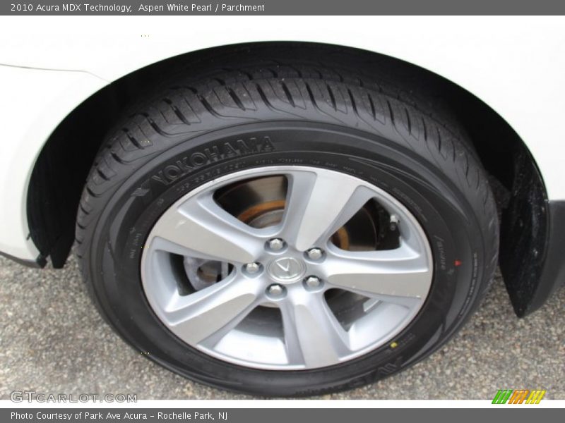 Aspen White Pearl / Parchment 2010 Acura MDX Technology