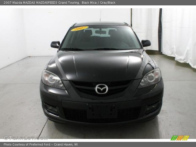 Black Mica / Gray/Black 2007 Mazda MAZDA3 MAZDASPEED3 Grand Touring