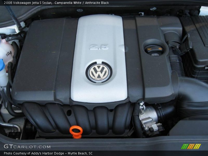 Campanella White / Anthracite Black 2008 Volkswagen Jetta S Sedan