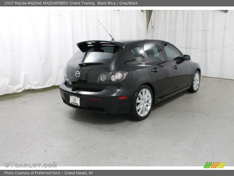 Black Mica / Gray/Black 2007 Mazda MAZDA3 MAZDASPEED3 Grand Touring