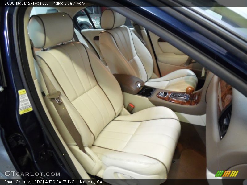 Indigo Blue / Ivory 2008 Jaguar S-Type 3.0