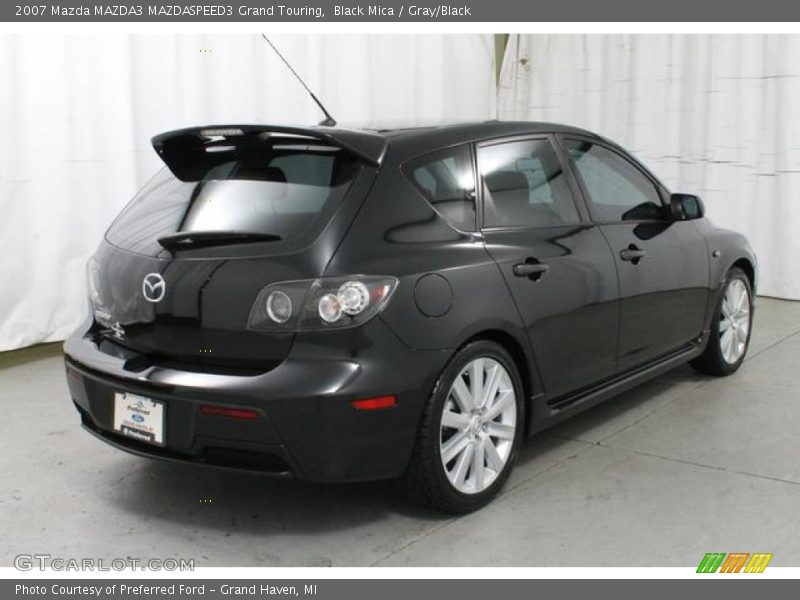 Black Mica / Gray/Black 2007 Mazda MAZDA3 MAZDASPEED3 Grand Touring