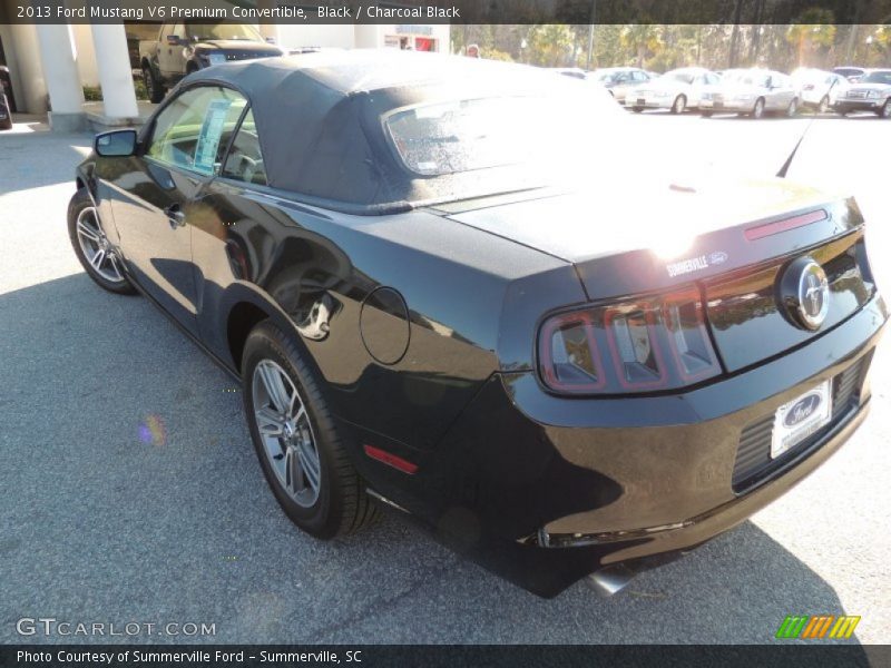 Black / Charcoal Black 2013 Ford Mustang V6 Premium Convertible