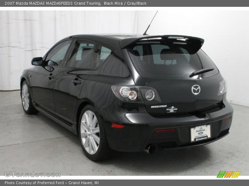 Black Mica / Gray/Black 2007 Mazda MAZDA3 MAZDASPEED3 Grand Touring
