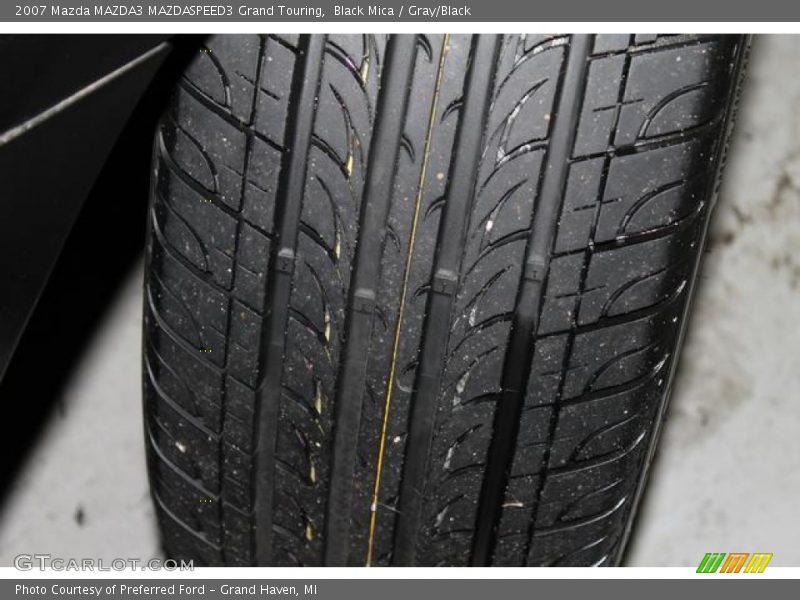 Black Mica / Gray/Black 2007 Mazda MAZDA3 MAZDASPEED3 Grand Touring