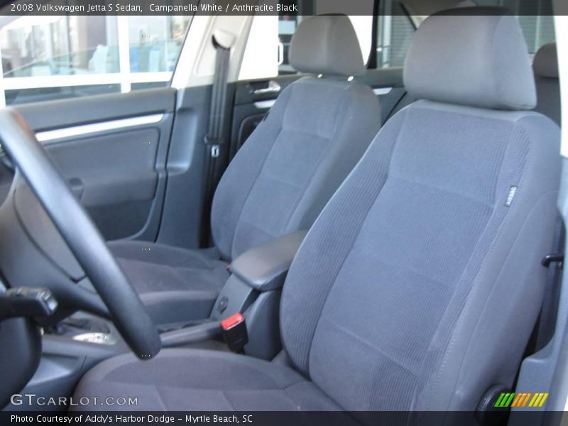 Campanella White / Anthracite Black 2008 Volkswagen Jetta S Sedan