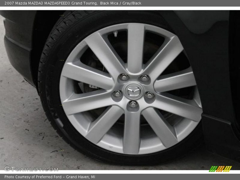 Black Mica / Gray/Black 2007 Mazda MAZDA3 MAZDASPEED3 Grand Touring