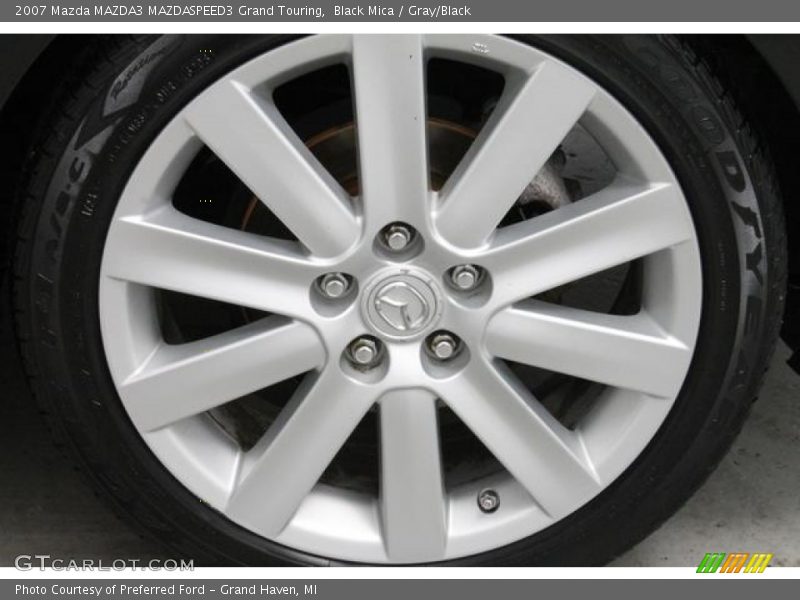 Black Mica / Gray/Black 2007 Mazda MAZDA3 MAZDASPEED3 Grand Touring