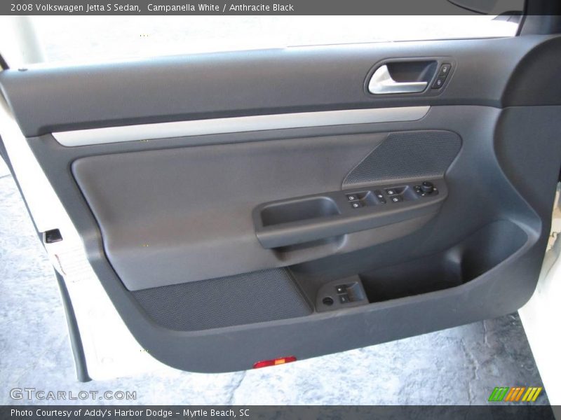 Campanella White / Anthracite Black 2008 Volkswagen Jetta S Sedan