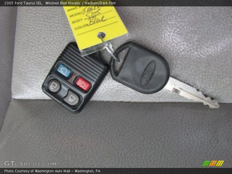 Windveil Blue Metallic / Medium/Dark Flint 2005 Ford Taurus SEL