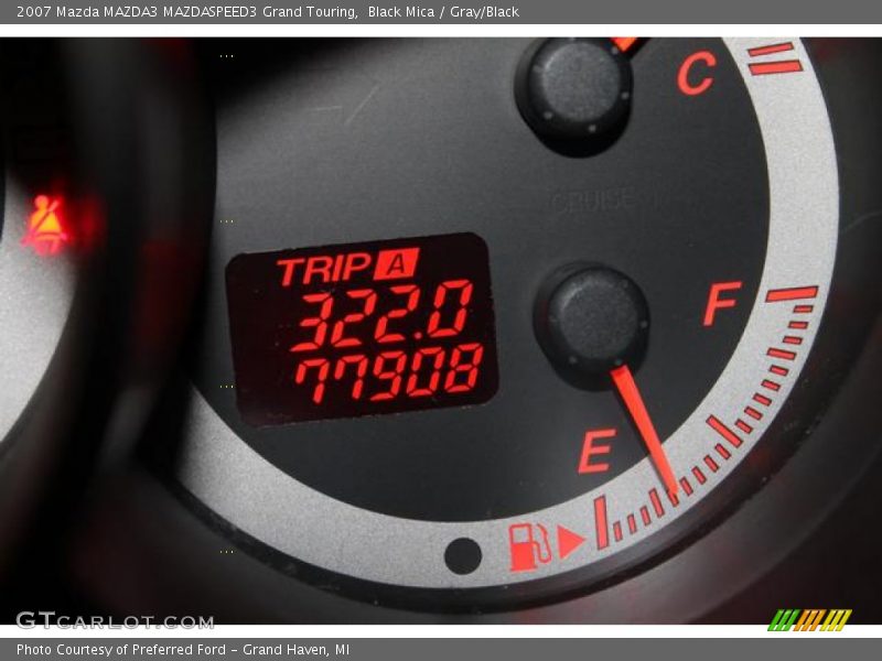 Black Mica / Gray/Black 2007 Mazda MAZDA3 MAZDASPEED3 Grand Touring