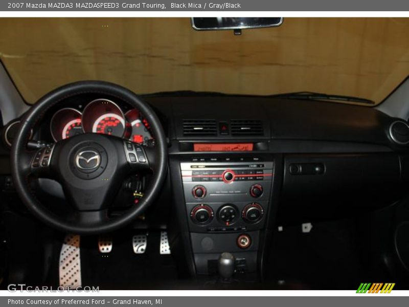 Black Mica / Gray/Black 2007 Mazda MAZDA3 MAZDASPEED3 Grand Touring