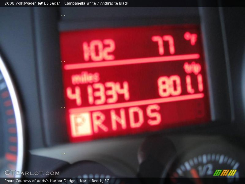 Campanella White / Anthracite Black 2008 Volkswagen Jetta S Sedan
