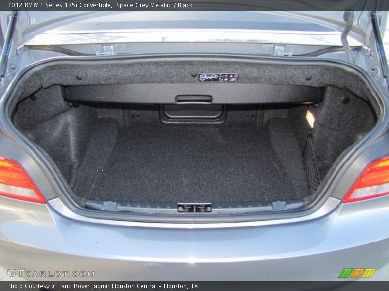 Space Grey Metallic / Black 2012 BMW 1 Series 135i Convertible