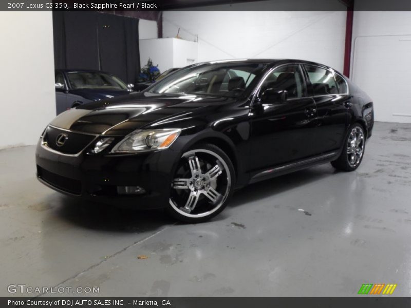Black Sapphire Pearl / Black 2007 Lexus GS 350