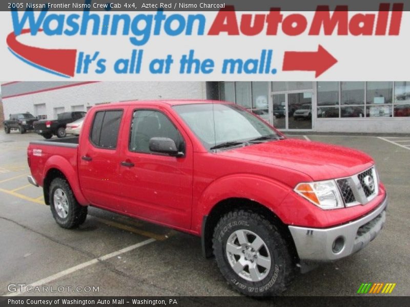 Aztec Red / Nismo Charcoal 2005 Nissan Frontier Nismo Crew Cab 4x4