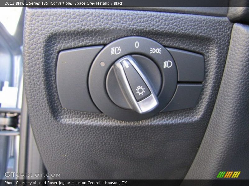 Space Grey Metallic / Black 2012 BMW 1 Series 135i Convertible