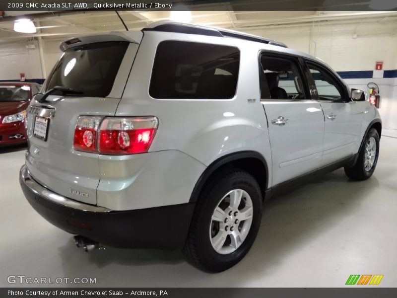 Quicksilver Metallic / Ebony 2009 GMC Acadia SLT AWD