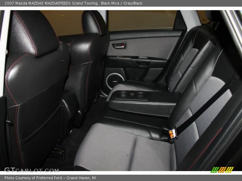 Black Mica / Gray/Black 2007 Mazda MAZDA3 MAZDASPEED3 Grand Touring