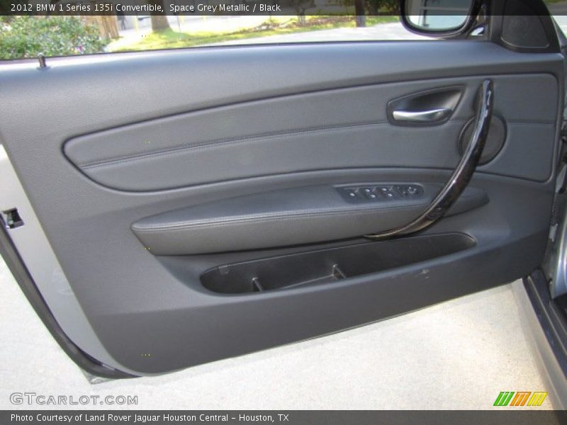 Space Grey Metallic / Black 2012 BMW 1 Series 135i Convertible