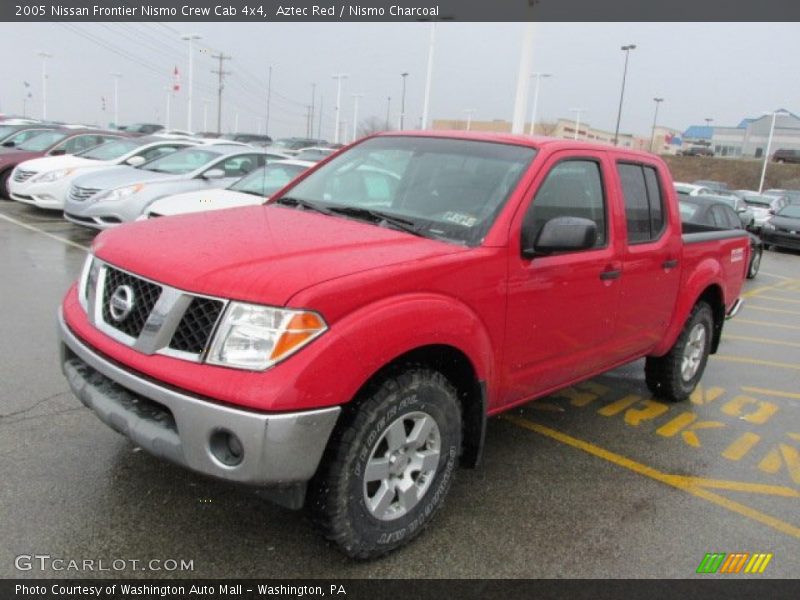 Aztec Red / Nismo Charcoal 2005 Nissan Frontier Nismo Crew Cab 4x4