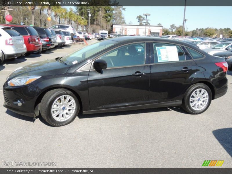 Black / Charcoal Black 2012 Ford Focus SE Sedan