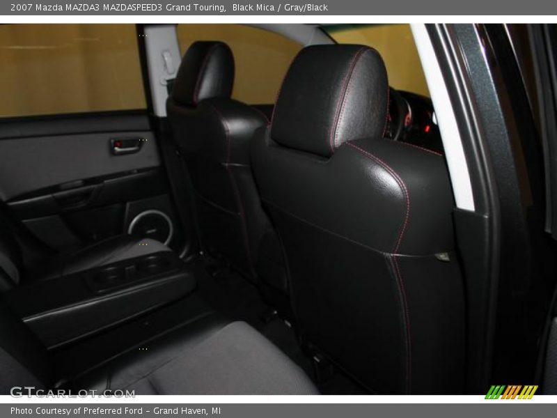 Black Mica / Gray/Black 2007 Mazda MAZDA3 MAZDASPEED3 Grand Touring