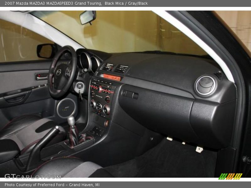 Black Mica / Gray/Black 2007 Mazda MAZDA3 MAZDASPEED3 Grand Touring