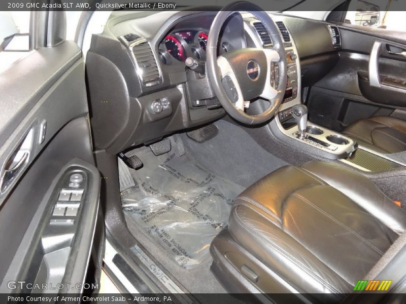 Quicksilver Metallic / Ebony 2009 GMC Acadia SLT AWD