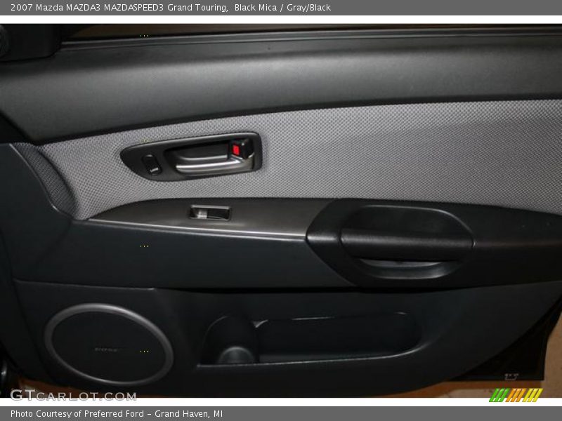 Black Mica / Gray/Black 2007 Mazda MAZDA3 MAZDASPEED3 Grand Touring