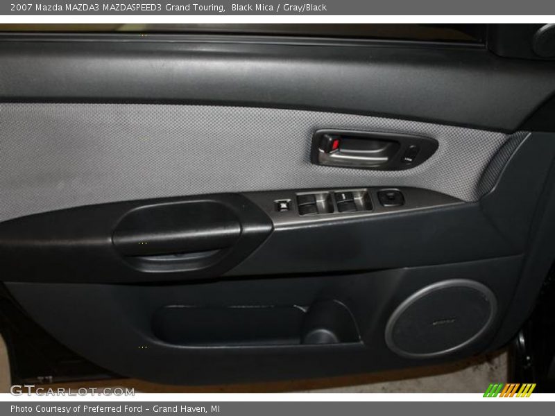 Black Mica / Gray/Black 2007 Mazda MAZDA3 MAZDASPEED3 Grand Touring