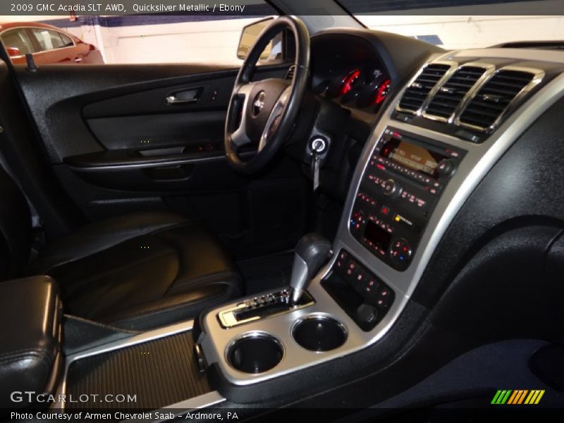 Quicksilver Metallic / Ebony 2009 GMC Acadia SLT AWD
