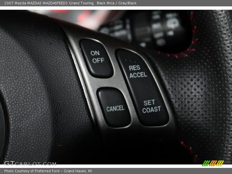 Black Mica / Gray/Black 2007 Mazda MAZDA3 MAZDASPEED3 Grand Touring