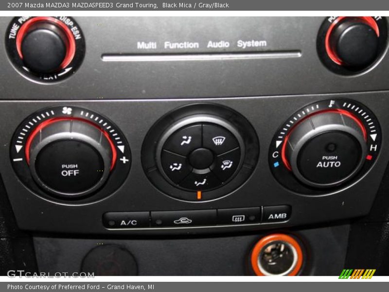 Black Mica / Gray/Black 2007 Mazda MAZDA3 MAZDASPEED3 Grand Touring